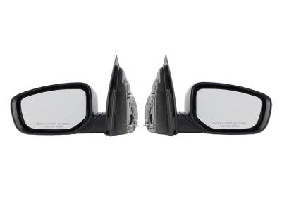 Rareelectrical - New Pair Door Mirror Compatible With Dodge Dart 2013-2016 Non-Powered 68086506Ag Ch1321362 - Image 2