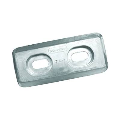 Zinc Hull Plate Anode Compatible With Universal Marine Bolt-On Cathodic Protection Saltwater 6.25" X