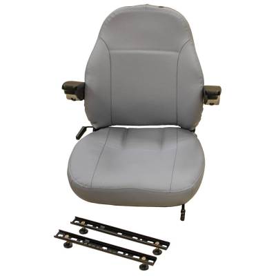 Premium High Back Seat Compatible With Most Zero Turn Mower Tractor And Industrial Equipment 26"H X