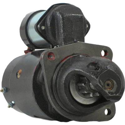 New 12V Ccw 10Mt Starter 9-Tooth Compatible With 1974-1980 Clark 721 733 Skid Steer Loader Deutz 411