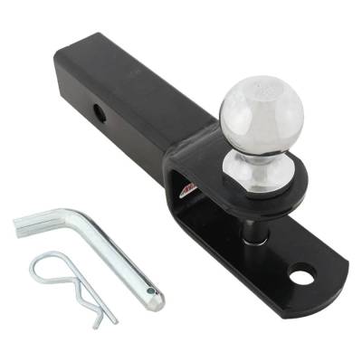 2 Inch Atv Utv Trailer Hitch Ez Ball Mount With Chrome Ball Compatible With Polaris 350L Sportsman