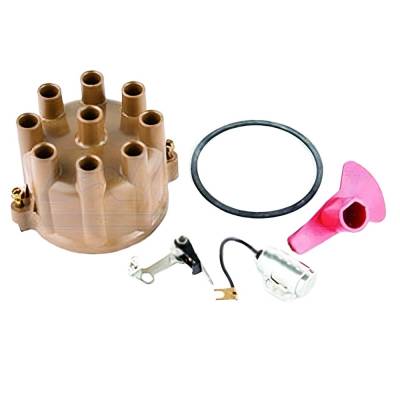 Distributor Cap Rotor Tune Up Kit Compatible With Omc Sterndrive Cobra Inboard I/O Marine Ignition
