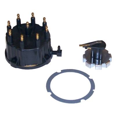 Distributor Cap Rotor Tune Up Kit 1981-2001 Compatible With Mercruiser V8 5.0L 5.7L 7.4L 8.2L