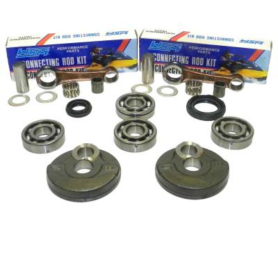 Crankshaft Assembly Compatible With 1987-2006 Yamaha Yfz350 Banshee 350Cc 2-Stroke Twin-Cyl Atv