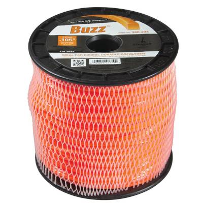 Square Trimmer Line 0.105 Inch Compatible With All String Trimmers 3 Pound Spool 571 Feet Orange