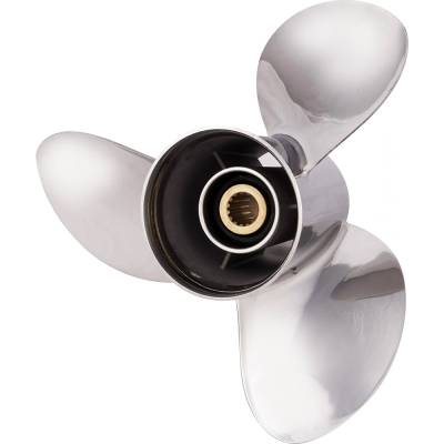 New Stainless Steel Propeller Compatible With Yamaha 2 Stroke 15 Spline 225 130-300 Hp 1990-1997 By