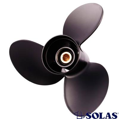 Rareelectrical - Left Hand Propeller Compatible With 1989-1993 Yamaha 4.3L 5L Est Psr Yems 205 Hp 15-Spline Solas - Image 2