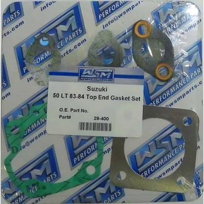 Gasket Kit Compatible With 1984-1987 Suzuki Jr50 Lt50 Quadrunner Lt-A50 Quadmaster 49Cc 2-Stroke