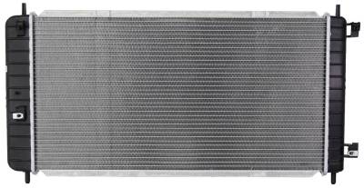 Rareelectrical - Radiator Assembly Compatible With 2007-2010 Pontiac G6 2007-2008 Saturn Aura Chevrolet Malibu 3.5L - Image 2