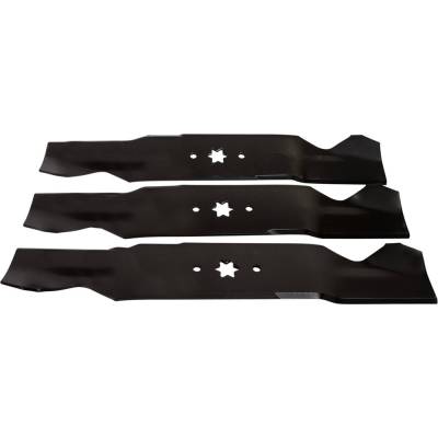 Rareelectrical - Mulching Blade 18-1/2 In Single 6 Pt Star 0.203 Thick Compatible With Cub Cadet Rzt54 Slt1554 Gt1054 - Image 3