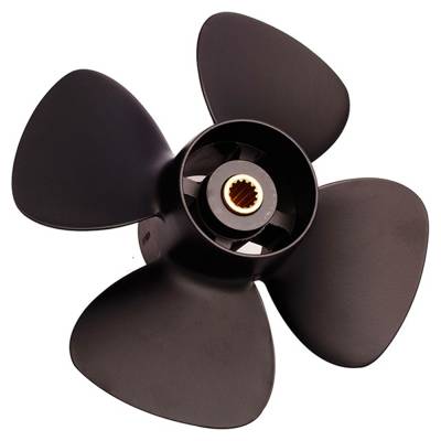 Rareelectrical - New Aluminium Propeller Compatible With Yamaha 2 Stroke 7 Spline 6 6-9.9 Hp For Years 1986-2000 By - Image 1