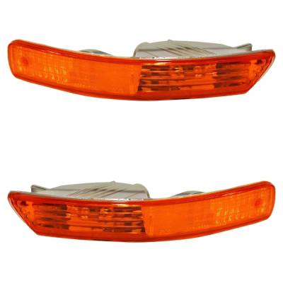 Front Turn Signal Lights Compatible With 1998-2001 Acura Integra Rs 1.8L (98) Gs-R 1.8L (98-01) Gs
