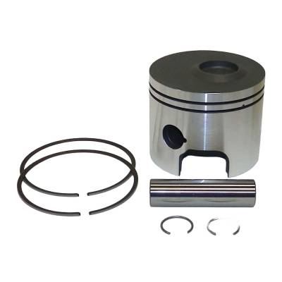 Forged Starboard Piston Kit .030 Over Compatible With 2000-2004 Mercury V6 2.5L Optimax 115-175Hp