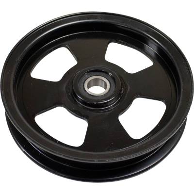Rareelectrical - Heavy Duty Flat Idler Pulley Compatible With Toro 72902Te 72904 72910 72926 72928 72952 72958 72959 - Image 1