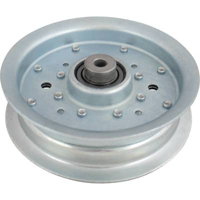 Heavy Duty Flat Idler Pulley Compatible With Scag Jacobsen Walk Behind Zero Turn 52 61 72 In 5 7/8