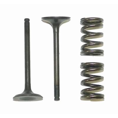 Exhaust Valve Compatible With 2007 Suzuki Rm-Z450 449Cc 4-Stroke Dohc Liquid-Cooled Ti To Steel