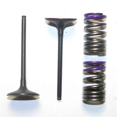 Intake Valve Compatible With 2007-2008 Kawasaki Kx250f 249Cc 4-Stroke Dohc Liquid-Cooled Ti To Steel