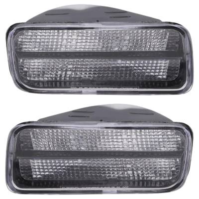 Front Turn Signal Light Pair Compatible With 1985-1992 Chevrolet Camaro Z28 5.0L (85-87) Z28 5.0L
