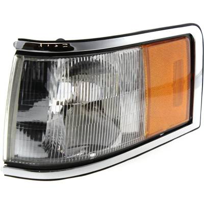 Rareelectrical - Left Corner Light Compatible With 1990-1994 Lincoln Town Car Touring Edition 5.0L (90) Tournament - Image 3