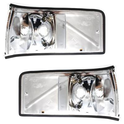 Rareelectrical - Pair Of Corner Lights Compatible With 1990-1994 Lincoln Town Car Cypress 4.6L (91-94) Cypress 5.0L - Image 4