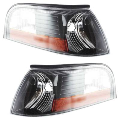 Rareelectrical - Pair Of Corner Lights Compatible With 2003-2004 Mercury Marauder Base 4.6L (03-04) Intech Halogen - Image 2