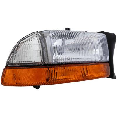 Headlight Compatible With 1997-1998 Dodge Dakota Durango 2.5L 3.9L I4 Right Passenger Side 175Hp