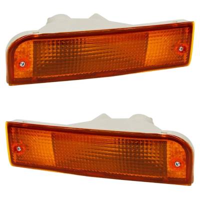 Front Turn Signal Light Pair Compatible With 1992-1995 Toyota 4Runner Sr5 2.4L 22R-E (92-95) 4Runner
