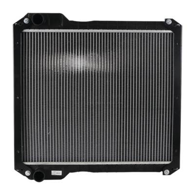 Rareelectrical - Radiator Assembly 4 Row Copper Brass Compatible With Jcb 3Cx 4Cx 214E Backhoe Loader 506C 520 526 - Image 2