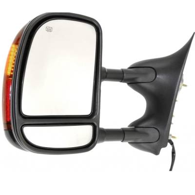 New Left Mirror Compatible With Ford F-350 Super Duty Xl Xlt Lariat King Ranch Cab Chassis Standard