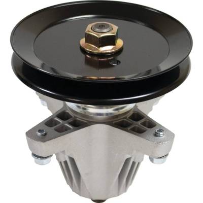 Rareelectrical - Spindle Assembly With Pulley Compatible With Xt1-Lt42 Kh Efi Xt2-Lx42 Kw 42 Inch Deck Riding Lawn - Image 1