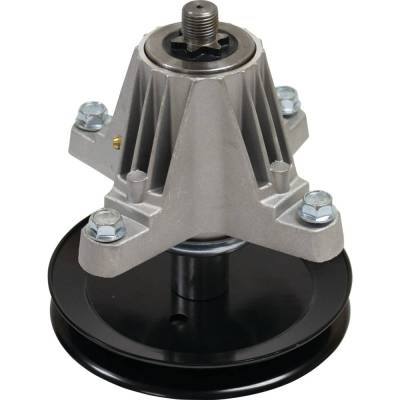 Rareelectrical - Lawn Tractor Spindle Assembly With Pulley Compatible With Xt1-Lt42 Xt2-Lx42 42 Inch Deck Super - Image 3