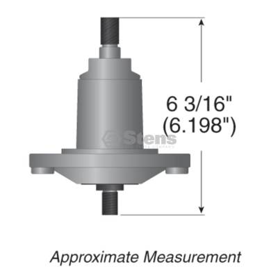 Rareelectrical - Spindle Assembly Compatible With John Deere La175 La150 190C D170 E180 G110 S180 54 Inch Mower Deck - Image 5
