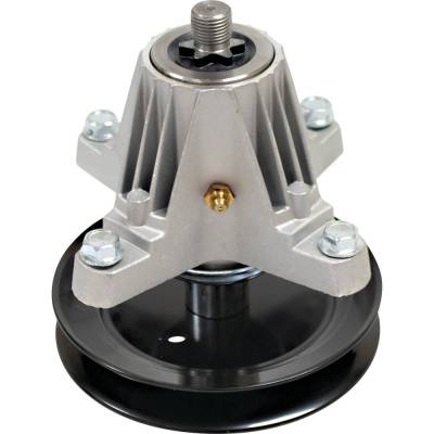 Rareelectrical - Spindle Assembly With Pulley Compatible With Xt1-Lt54 Xt2-Lx54 Fab 54 Inch Deck Riding Lawn Tractor - Image 3