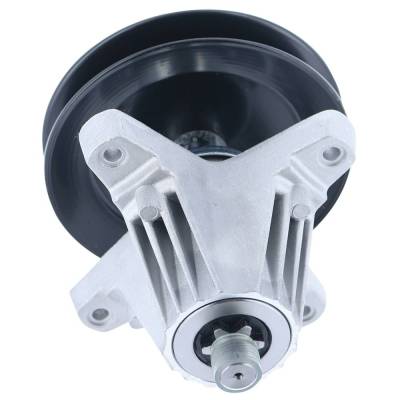 Rareelectrical - Spindle Assembly With Pulley Compatible With Xt1-Lt54 Xt2-Lx54 Fab 54 Inch Deck Riding Lawn Tractor - Image 4