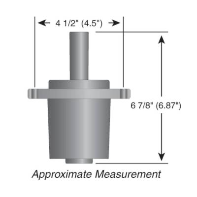 Rareelectrical - Spindle Assembly Compatible With Wright Stander Rh Sentar Sport Sport Rh 36 42 48 52 Inch 71460115 - Image 2