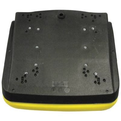 Rareelectrical - Economy Yellow Low Back Seat Plastic Pan With Drain Compatible With 2003-2010 John Deere L100 L105 - Image 2