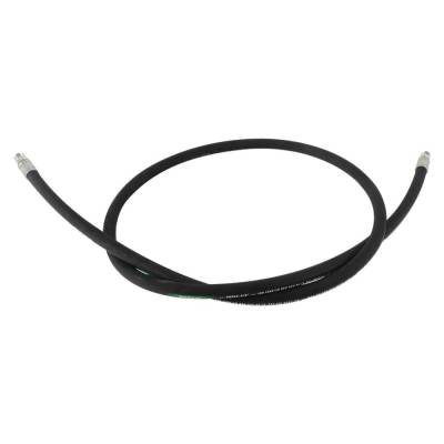 Hydraulic Hose Compatible With John Deere Equipment 3/8 In X 84 In Sae 100 R2at 2 Wire Steel Braided
