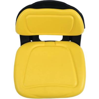 Rareelectrical - Black Mid-Back Seat Compatible With John Deere X300 X300r X304 X305r X310 X320 X330 X340 X350 X354 - Image 2