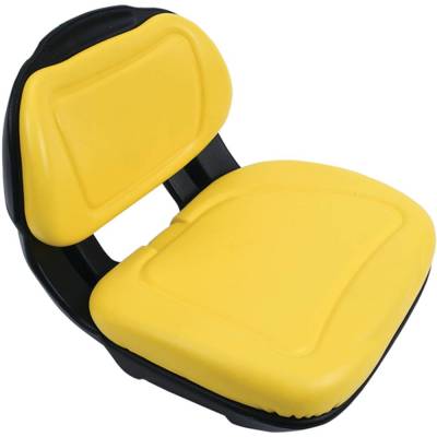 Rareelectrical - Black Mid-Back Seat Compatible With John Deere X300 X300r X304 X305r X310 X320 X330 X340 X350 X354 - Image 3