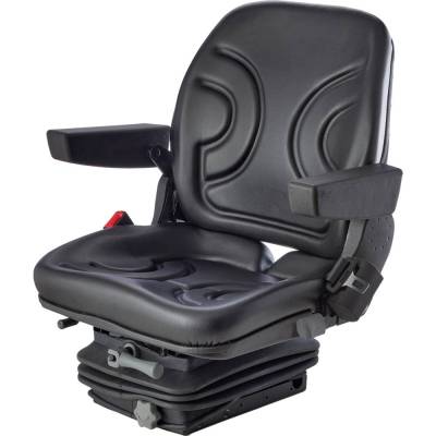 Rareelectrical - Universal Suspension Seat Compatible With Heavy Equipment Tractor Forklift Excavator Dozer Backhoe - Image 2