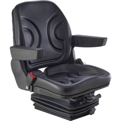 Rareelectrical - Universal Suspension Seat Compatible With Heavy Equipment Tractor Forklift Excavator Dozer Backhoe - Image 3