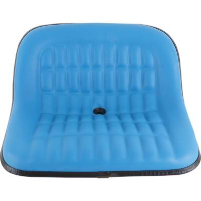 Rareelectrical - Blue Low Back Seat Cushion Compatible With Ford New Holland 3055 3100 3120 3300 3310 3330 3400 3500 - Image 2
