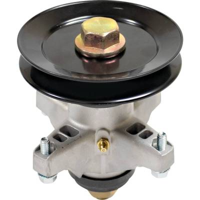 Rareelectrical - Spindle Assembly With Pulley Compatible With Lt1050 Lt1024 Slt1554 50 54 Inch Deck Lawn Tractor - Image 2