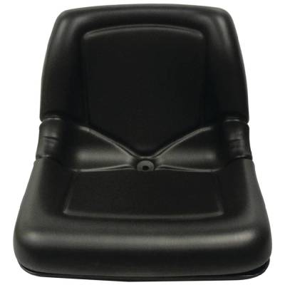 Economy Black Low Back Seat Plastic Pan With Drain Compatible With 1997-2007 John Deere 4200 4210