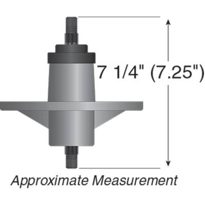 Rareelectrical - Deck Spindle Assembly Compatible With Murray 40 Inch Riding Mower 405011 405013 405606 Series - Image 2