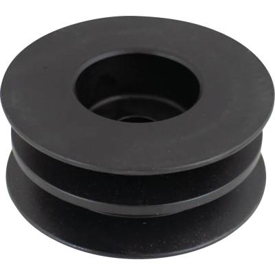 Rareelectrical - Cast Iron Double Pulley Compatible With Bobcat 38210 Xm3620 Xm5421 Xm6150 Walk Behind Scag 48199 - Image 2