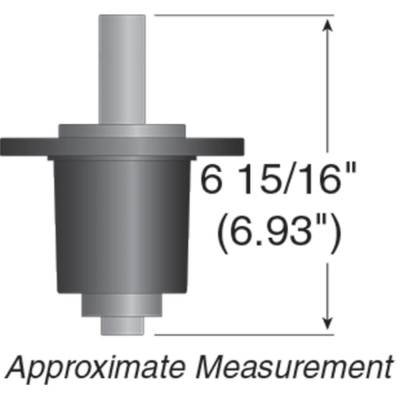 Rareelectrical - Spindle Assembly Compatible With Husqvarna 96013000100 96013000101 96013000201 96013000400 - Image 2