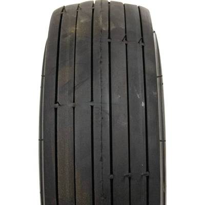 Rareelectrical - Zero Flat Foam Filled Wheel Assembly 13X5.00-6 Rib 5/8 Bore 3-3/4 Hub Gray Compatible With Dixie - Image 2