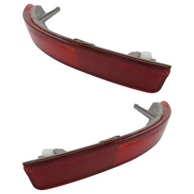 Rareelectrical - Rear Reflector Assembly Right Left Pair Compatible With 2016-2020 Infiniti Qx60 Luxury Perfection - Image 4