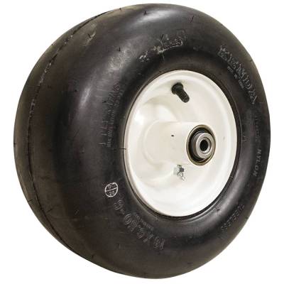 Zero Flat Foam Filled Wheel Assembly 13X6.50-6 Smooth 1/2 Bore 7-1/2 Hub Compatible With Exmark